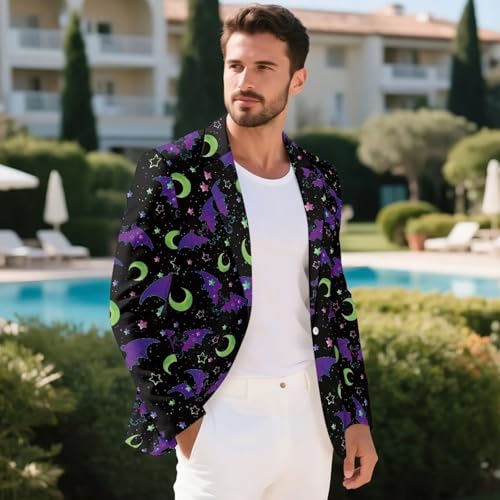 Halloween Blazer Men Regular Fit Men's Suit Jacket for Costume Party Evening Mens Sport Coats with Two Pockets4