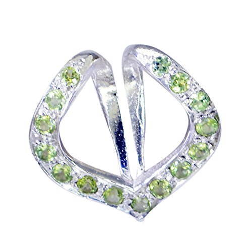 Péridot Vert Collier Argent Astrologique | Cadeau Idéal Pierre de Naissance Août - 2