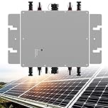 ToayNia Onduleur Solaire 2000 W, Micro-onduleur Solaire, Alliage d'aluminium étanche IP65, Alimentation triphasée monophasée, Fonction de Surveillance de téléphone Portable WiFi intégrée
