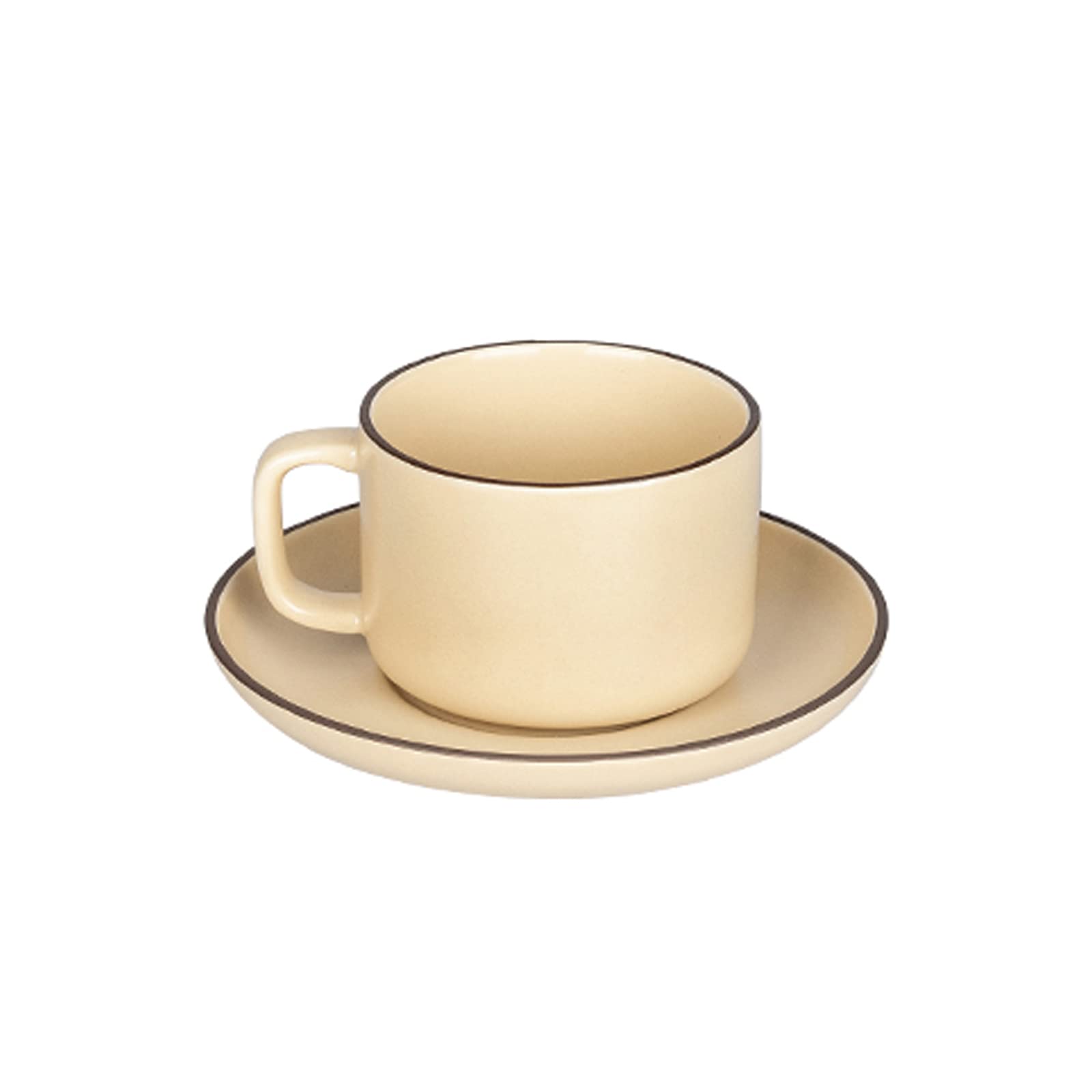 Wykwintna ceramika, ceramiczne filiżanki do kawy i spodki, filiżanki do espresso z pasującymi spodkami, zestaw filiżanek do herbaty i spodków, kubki porcelanowe, ceramicz