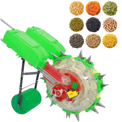 Sembradora Manual 2-en-1 para Césped y Fertilizante miniatura 1