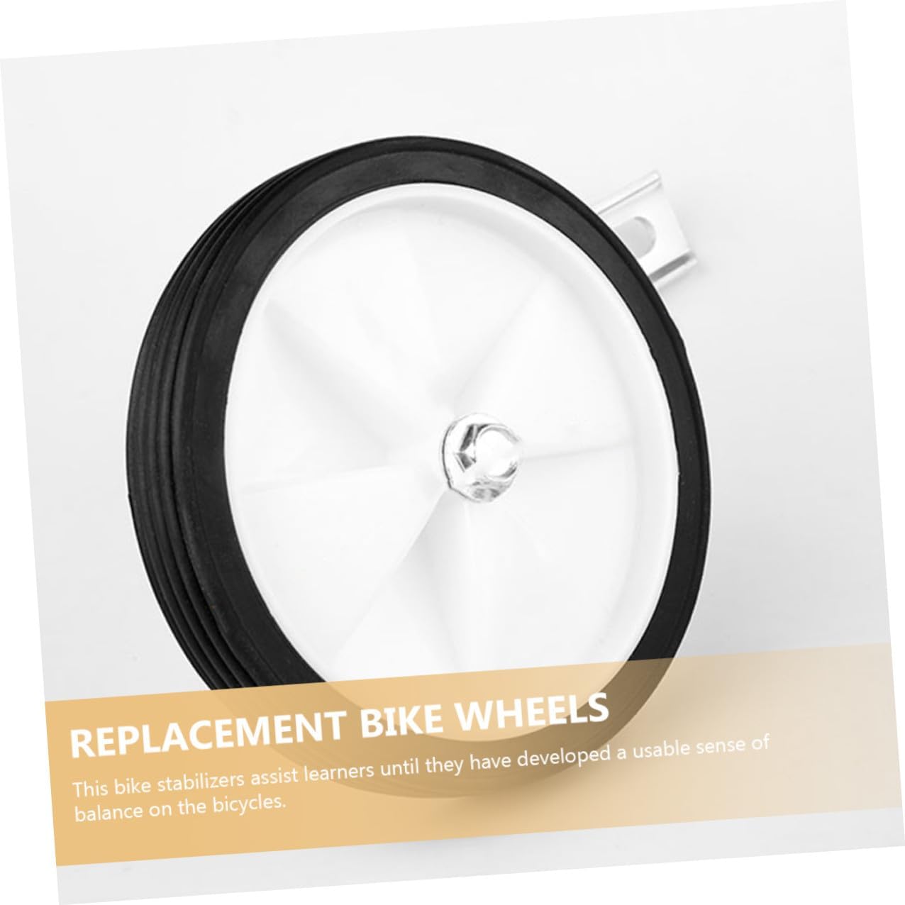Wear-resistant Bike Training Wheels Replacement Stabilizers for S Bicycle Balance Auxiliary Wheels for Boys and Learning to Ride