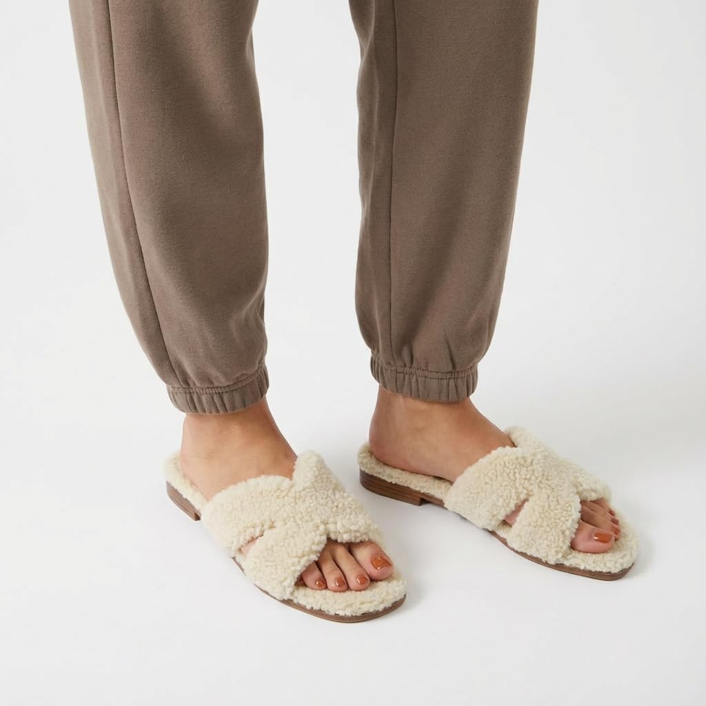 CUSHIONAIRE Women's Visa cozy slide sandal +Memory Foam, Wide Widths Available - Image 6
