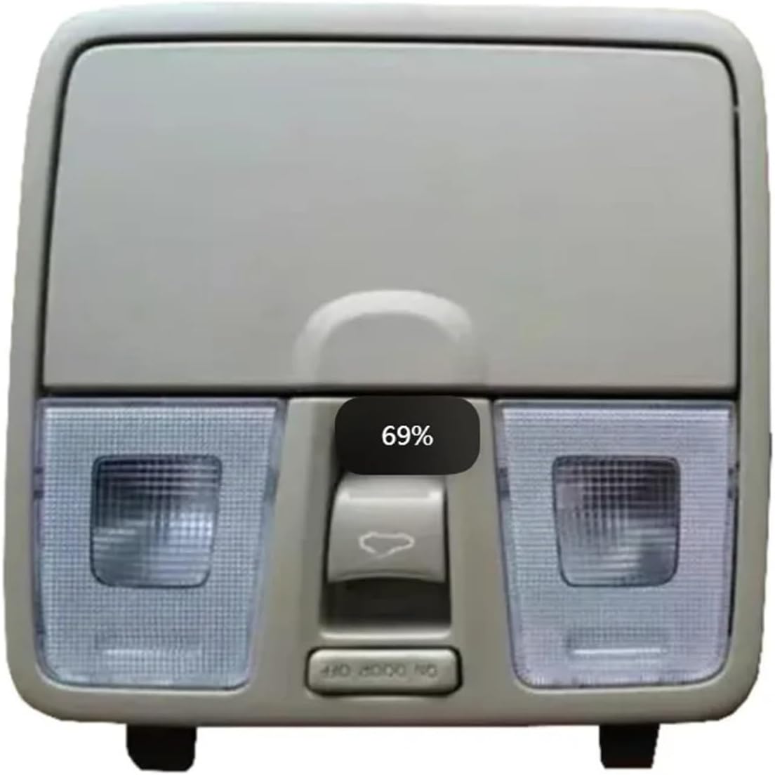Front Overhead Console Fit for Hyundai Elantra MD | Map Light, Reading Lamp, Glasses Case & Sunroof Switch(Grey 1pcs)