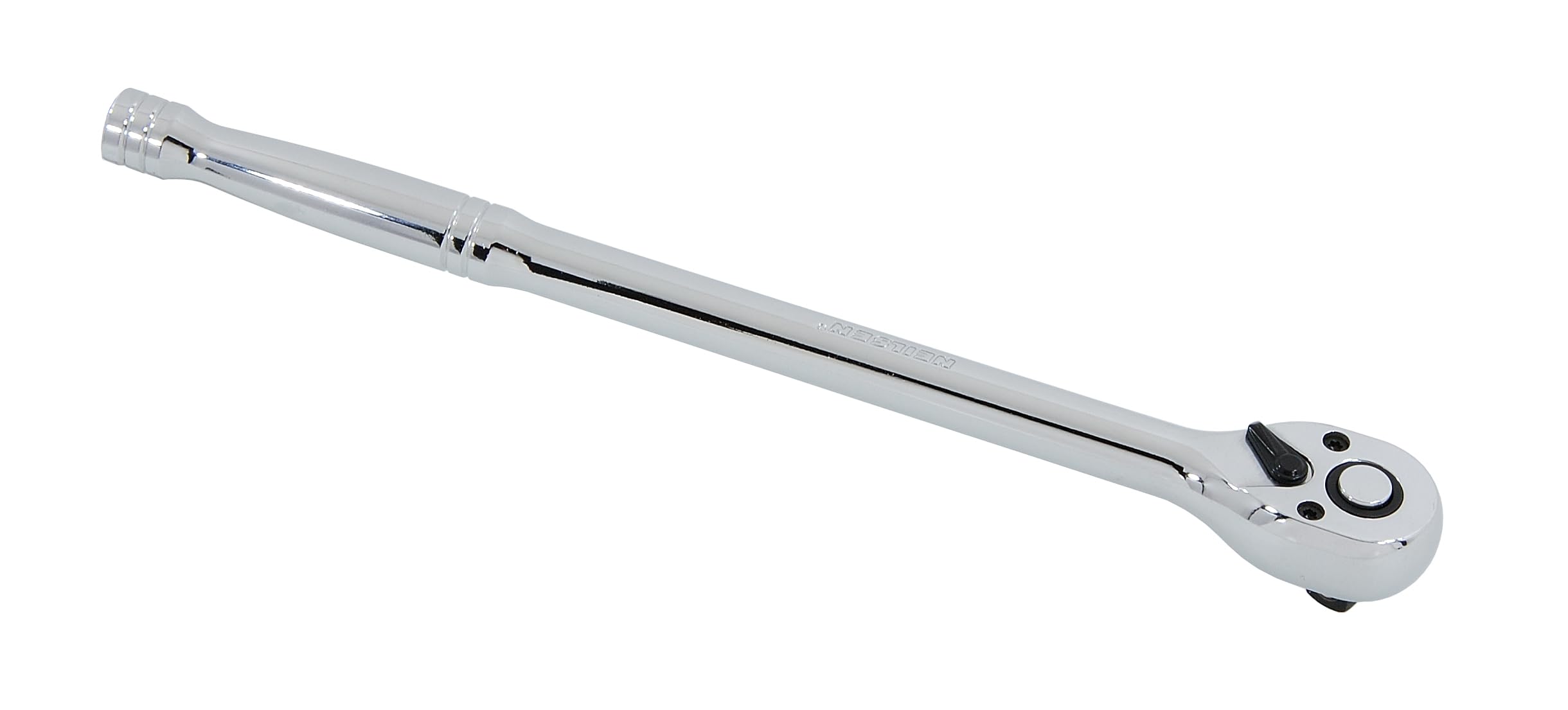 Neilsen Silver Ct1154 3/8In Drive Extra Long Ratchet 280Mm - Chrome Vanadium Steel | Ideal For Socket Fastening, Automotive Repair & Workshop Applications