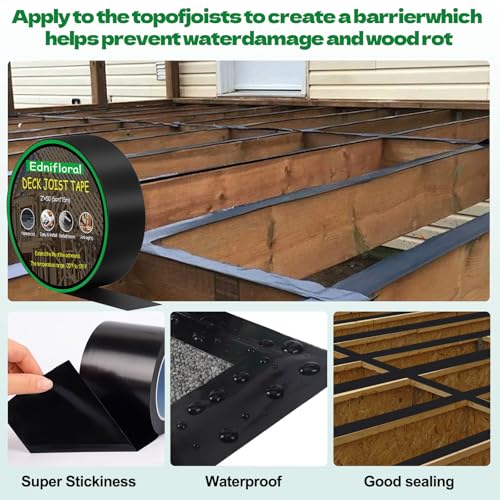 Image of 2'' X 50FT Duct Tape,Black Proof Duck Tape,Duct Tape Heavy Duty Waterproof,Anti -Corrosion, Sunscreen, for Repair of Indoor and Outdoor House Buildings and Pipelines -6 Volume