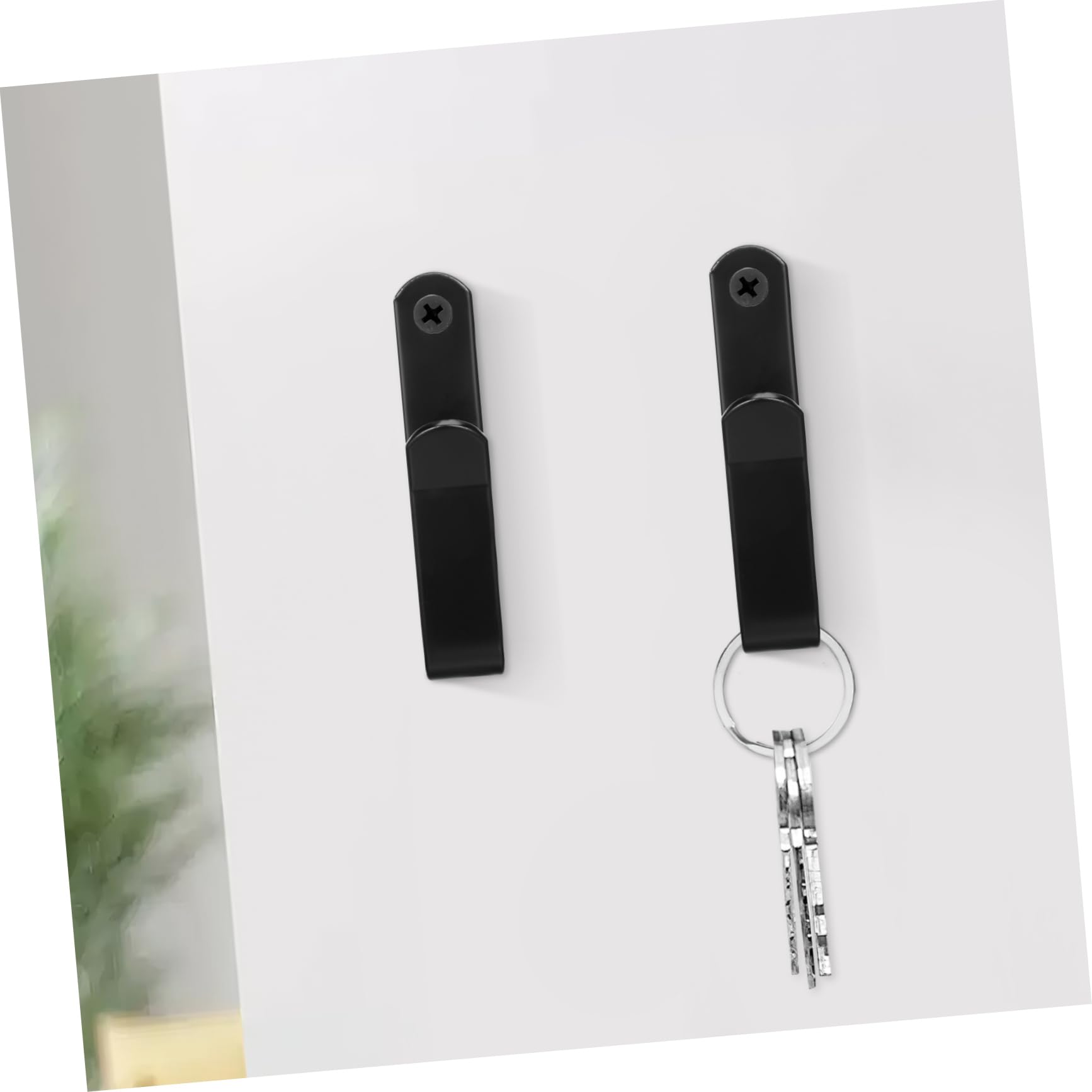 BESPORTBLE Ski Hooks for Wall 4 Pack Snowboard Hangers Heavy Duty Coat Hooks Garage Storage U-Shaped Snowboard Rack Easy to Install