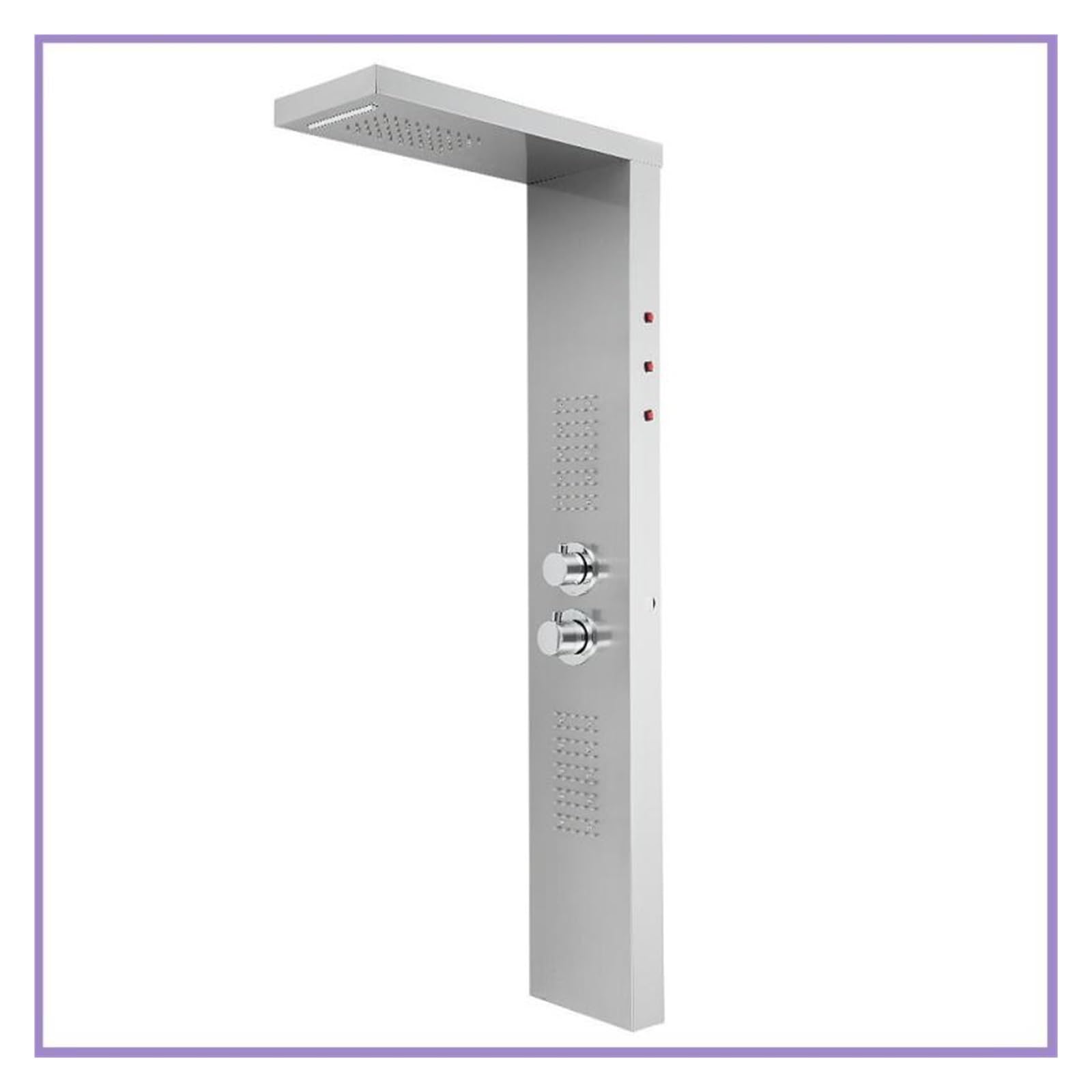 Doccia Digitale, Rubinetti for doccia da bagno di lusso ， Miscelatore for vasca a colonna con pannello a LED Schermo multifunzione for la temperatura della doccetta
