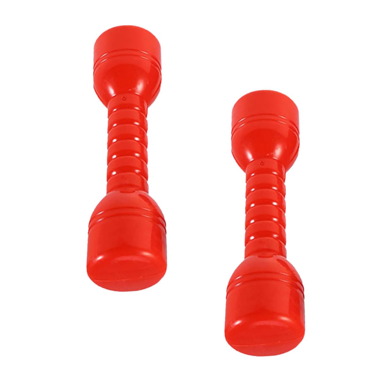 2Pcs Plastic Dumbbells Ergonomic Hand Bars for Exercise Lightweight Barbells for Morning Fitness for Coordination Strength Training