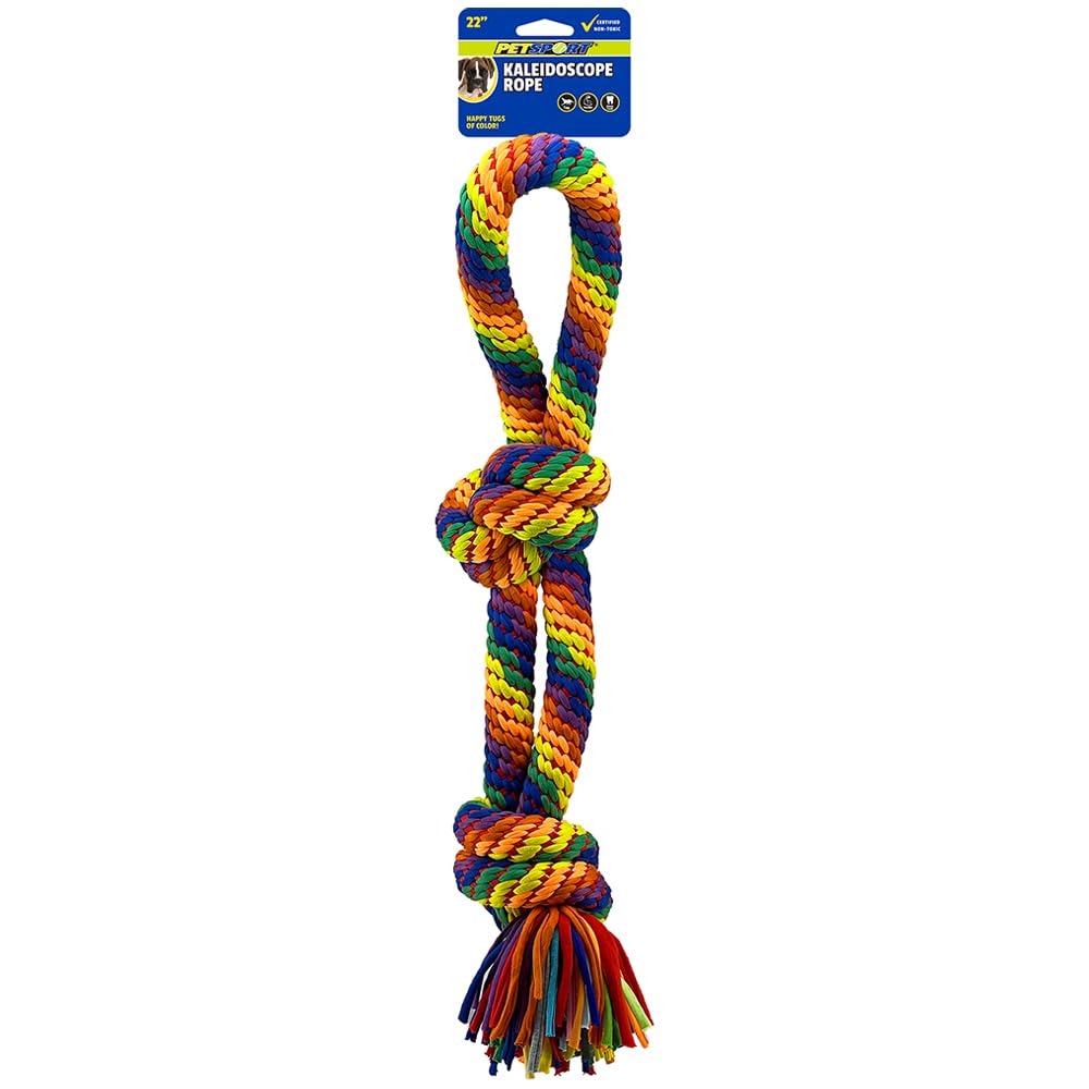 PetSport Kaleidoscope Knot Rope Tug - 22"