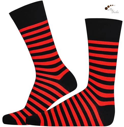 Image of Mysocks Men and Women Crew Socks Extra Fine Combed Cotton Seamless Toe