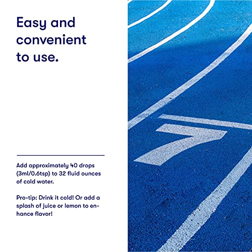 Flyby Electrolyte Liquid Drops For Water & Drinks - No Calories No Sugar - Rapid Hydration, Keto, Leg Cramps, Energy - 40 Servings - Magnesium, Potassium, Sodium, Zinc & Salt #TOP3