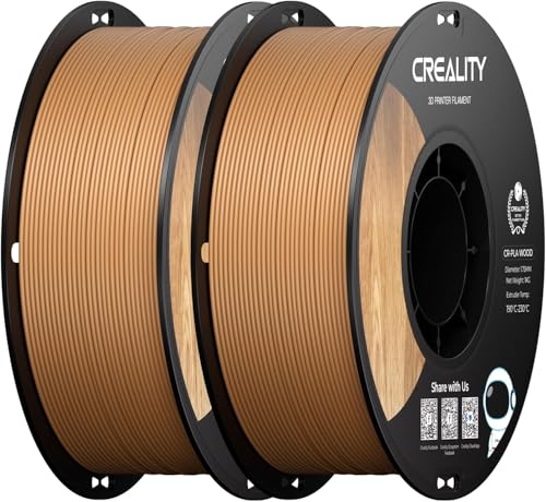 Filamento PLA madera Creality 1.75 mm de alta dureza y textura suave