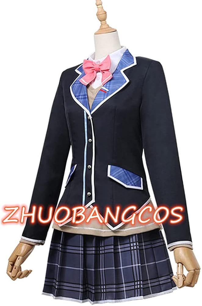 Amazon.co.jp: [ZHUOBANG] 月ノ美兎 コスプレ衣装 プリーツスカート
