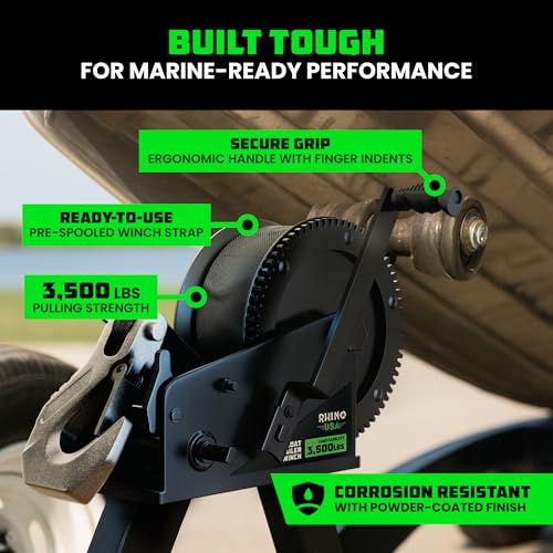 Rhino USA 2-Speed Boat Winch