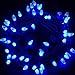 MAXINDA [UL Listed] Outdoor LED String Lights,Diamond Strawberry 17 feet 50 LEDs Mood Lighting Blue Christmas Light Strands C3 Bulbs for Patio Garden Holiday Indoor Home Decorating
