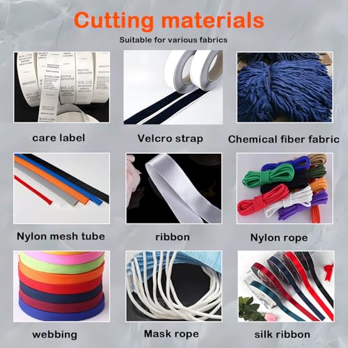 Electric Rope Cutter Heat Sealer 35W- Hot Knife Thermal Blade for Cutting Braids, Fabrics, Webbing, Belting, and Ribbons - Bench Mount Cutting Tool Kit.