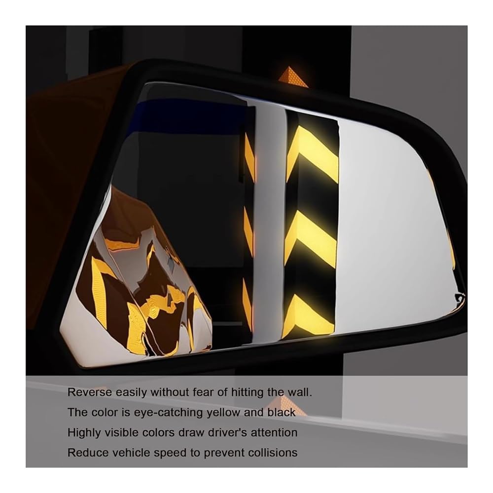 Ochraniacze narożników ściennych, Narożnik ścienny gumowy, narożnik odblaskowy z gumową krawędzią, od Damage Wall Padding Reflective(8pcs)