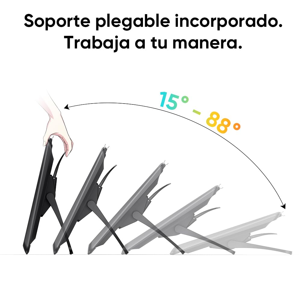 XPPen Artist 22 Plus Tableta Gráfica con Pantalla FHD 16K Niveles de 22" | Tableta Gráfica Dibujo Digital 130% sRGB Lápiz X3 Pro, Compatible con Windows,macOS,Chrome,Android,Linux