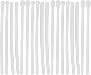 EXAOMBLE 12ペア シリコン製メガネテンプルカバー 滑り止め 耳掛けパッド 交換用メガネアクセサリー 快適フィット サングラス対応