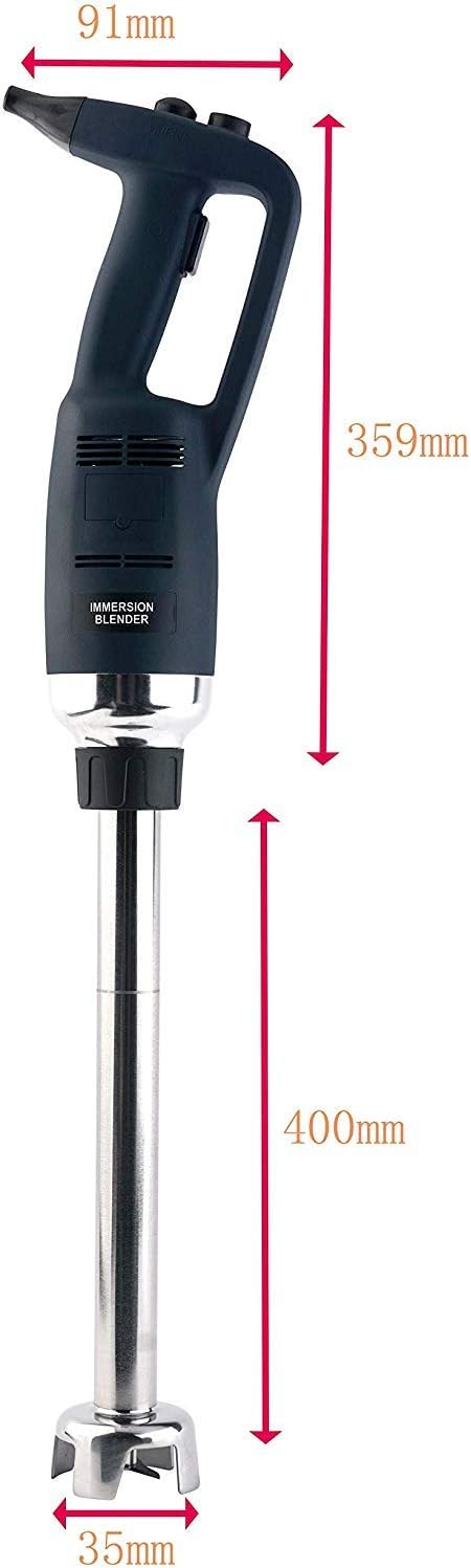 libai 14 in Heavy Duty Big Stix Immersion Blender Handheld Kitchen, Hand Blenders for Kitchen, Commercial Mixer Electric, 500W Removable Shaft 2500rpm to 15000rpm, Emulsifier Blender Handheld