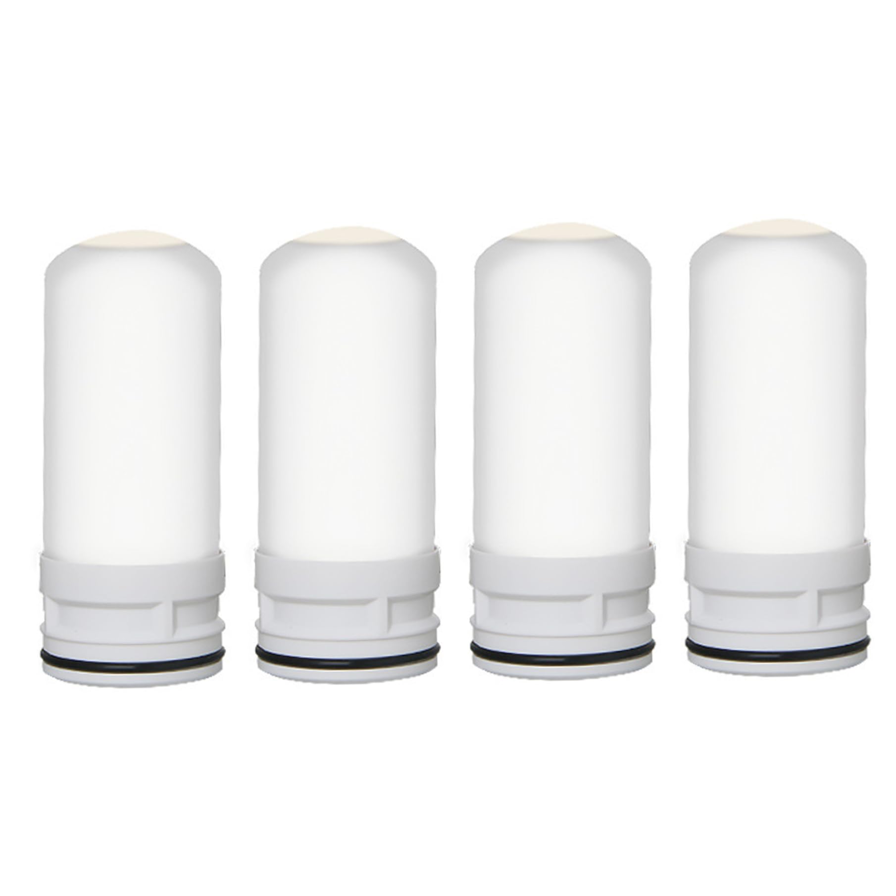 Filtre à eau pour robinet d'évier avec 4 cartouches de rechange pour cuisine