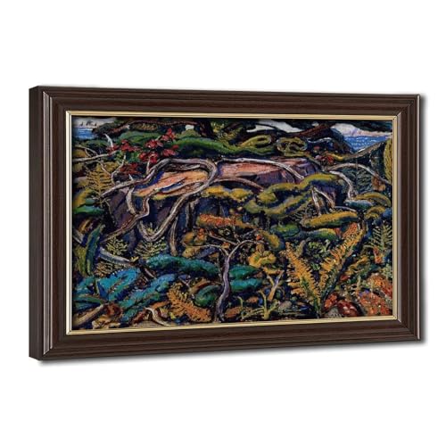 Cadre jungle canadienne Arthur Lismer poster toile suspendu décoration murale