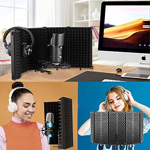 DEVICE OF URBAN INFOTECH Microphone Sound Isolation 5 Panel Shield ...