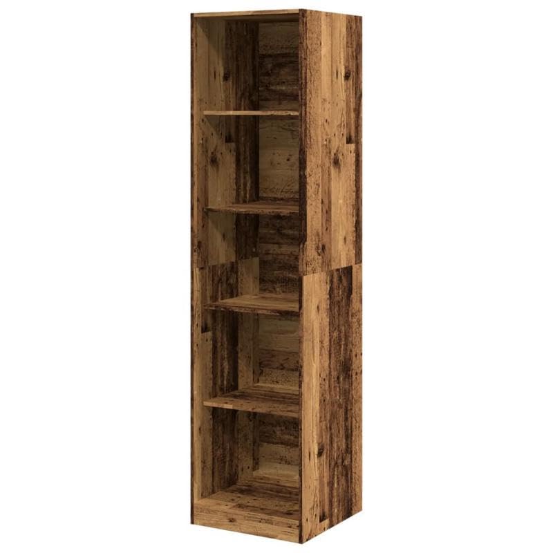 Eleganz Armoire aspect bois vieilli 50 x 50 x 200 cm en matériau dérivé du bois – Armoire peu encombrante pour les petits espaces, élégante et durable