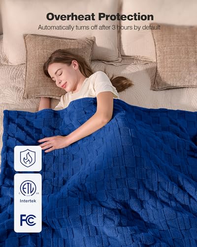 Save 16% on Heated Throw Blanket with Code 5VV65P9E