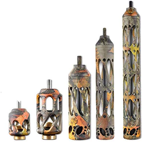 NMCPY Archery Bow Stabilizer 2" 3" 5" 8" 11" Bow Shock Absorber Vibration Dampening Compound Bow Stabilizer (camo, 8inch)