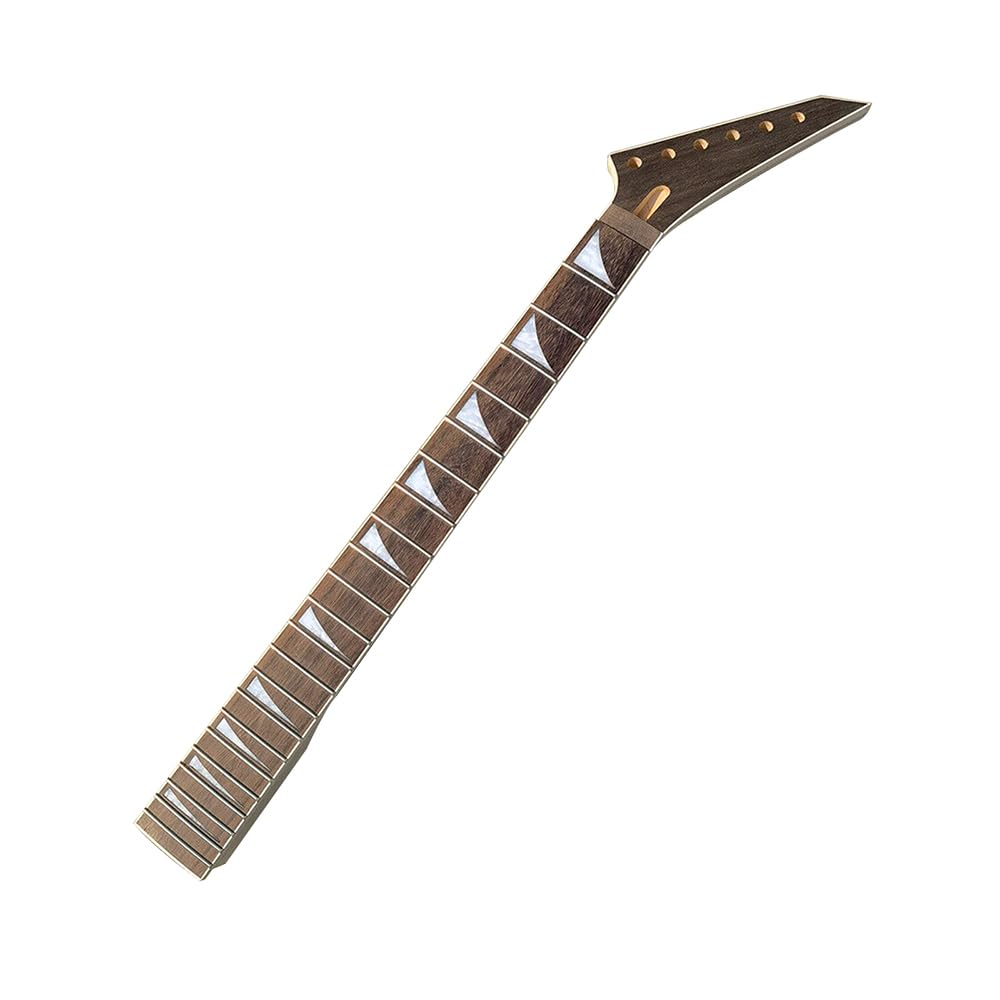 CTCOIJRN Manici For Chitarra Elettrica Roasted Canada Flame Maple For Manico For Chitarra Elettrica ST Manico Con Finitura Opaca Tastiera In Palissandro 22 Tasti Larghezza 5,6 (Color : High Gloss - 11