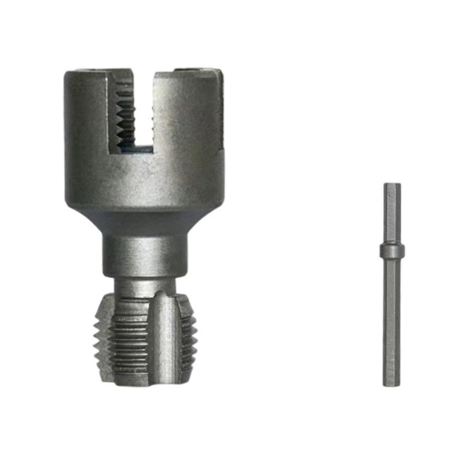 YHAILI 1/2inch 3/4inch Integrated Pipe Threading Tool for Indoor and Outdoor Use Pipe Threader Tool Professional Plumbing