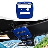 RAZPOY for Bronco Front Reading Light Panel Trim Cover Compatible with 2021-2025 Ford Bronco Interior Accessories 2-Door 4-Door, Blue