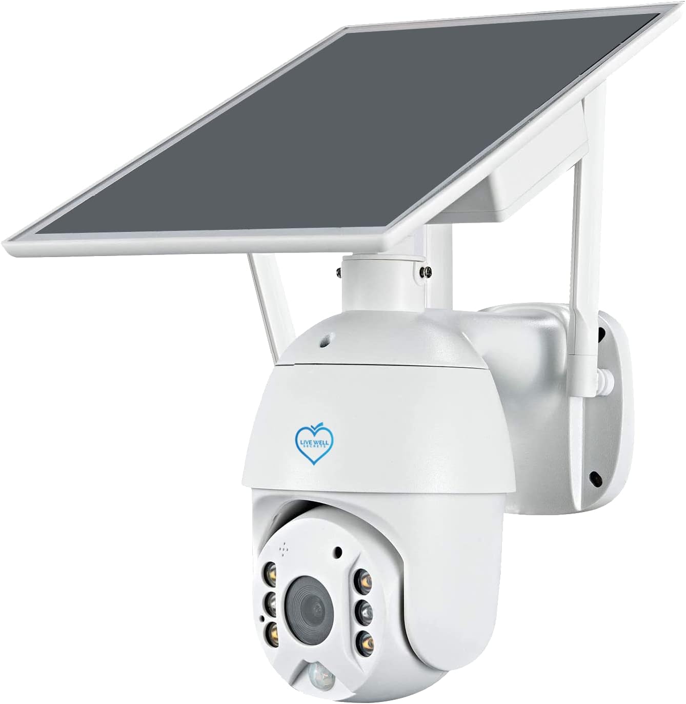 Bеѕt Cуbеr Dеаlѕ 🔥 Live Well Secrets Outdoor Solar WiFi Security Camera- Surveillance, PTZ, Night Vision, Motion Detection, 2 Way Audio, 6 x 18650 Batteries