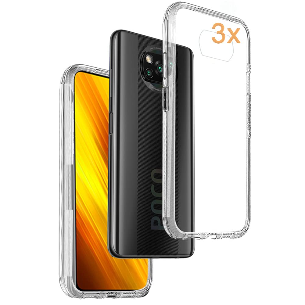 REY Pack 3X Cover in Gel TPU Trasparente per ULEFONE Power