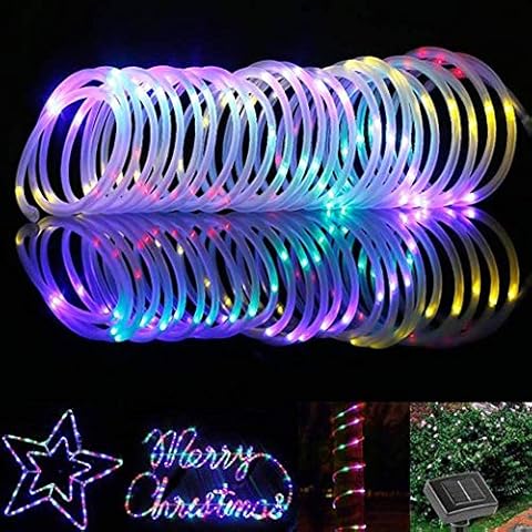 BlueFire 12M Solar Rope Lights with 100 LEDs Cover