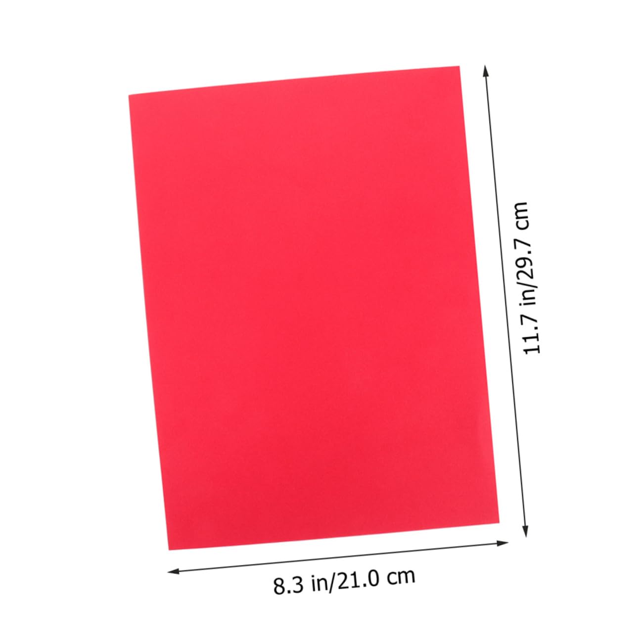 Buntes Bastelpapier A4, 100 Blatt Malkarton aus Papier für Papierbasteleien und Unterricht Farbiges Kartonpapier
