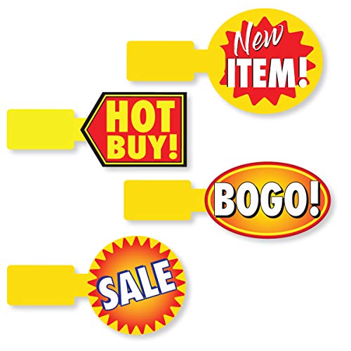 Wobblers Cosco 10,2 cm en pack de 36 pour étiquettes de prix mobiles