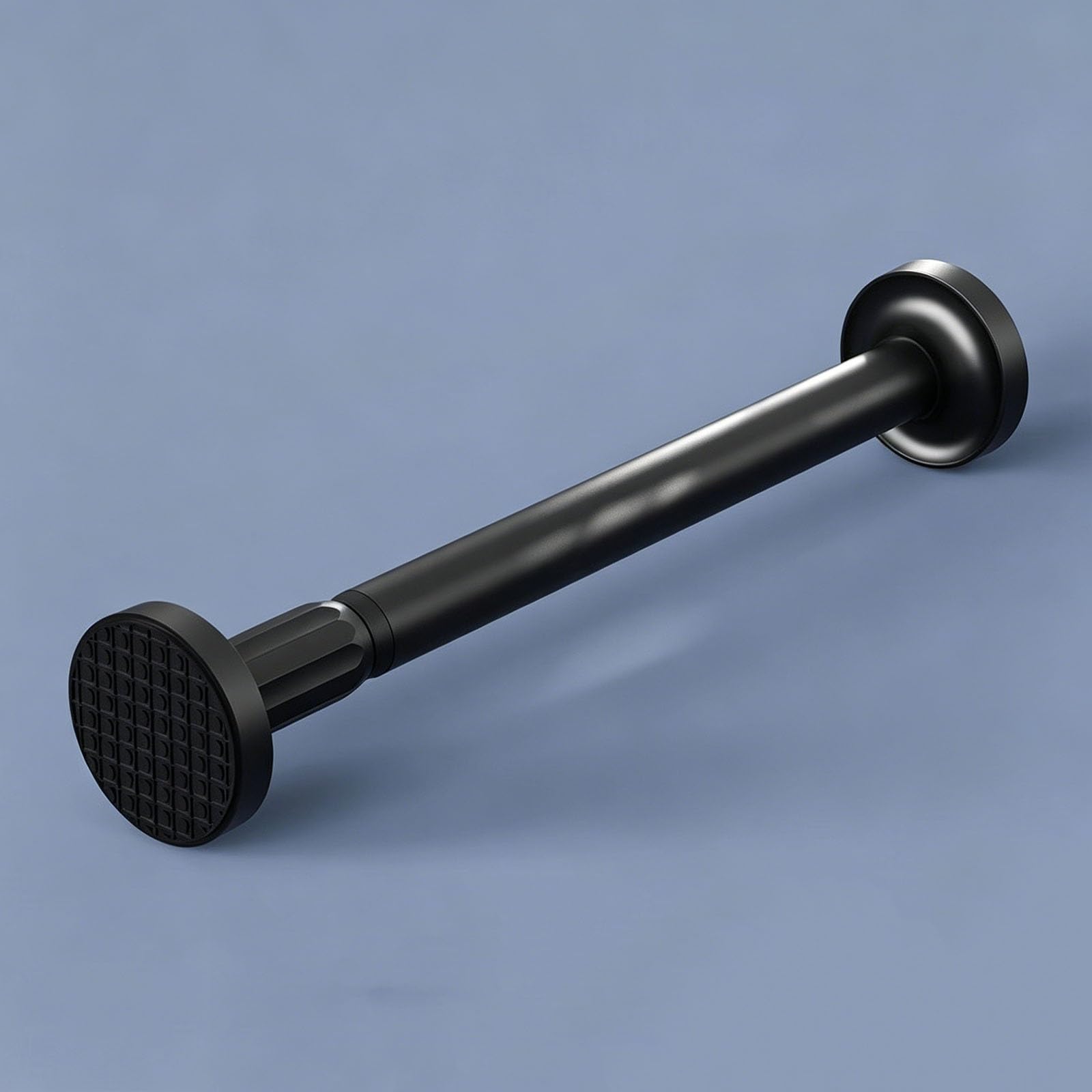Closet Rods for Hanging Clothes, Adjustable Closet Hanging Rod, Adjustable, No-drill Installation，Suitable for Use in Wardrobes and Bathrooms(Black,70-120cm/27.6-47.2in)