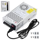 BOSYTRO Nouvelle Version Alimentation 12V 50A 600W Transformateur 220v 12v Alimentation électrique pour Bande LED, CCTV, Radio, Caméra, avec un Câble d'alimentation