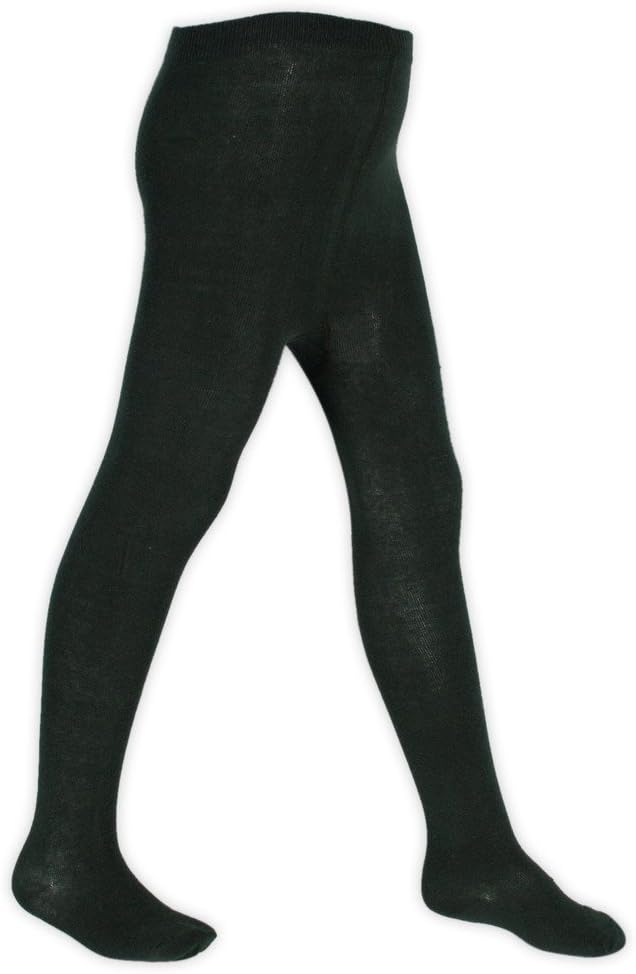 Miss Chief Nifty Girls School Tights Knitted Plain Rich 7 Colours Ages 3 4 5 6 7 8 9 10 11 12 13