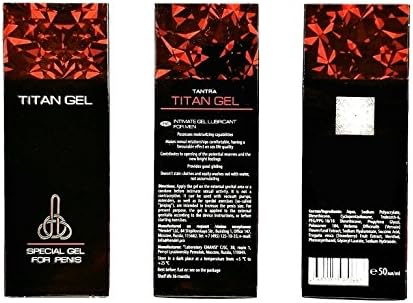 Titan Gel LUBRICATING Gel for Men. Original Guaranteed from Russia with Hologram. (1x50ML)