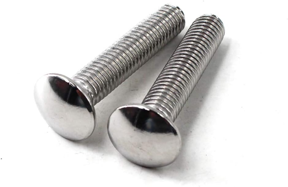 Carriage Bolts 304 Stainless Steel Square Bolts (Pack of 20) M8x50
