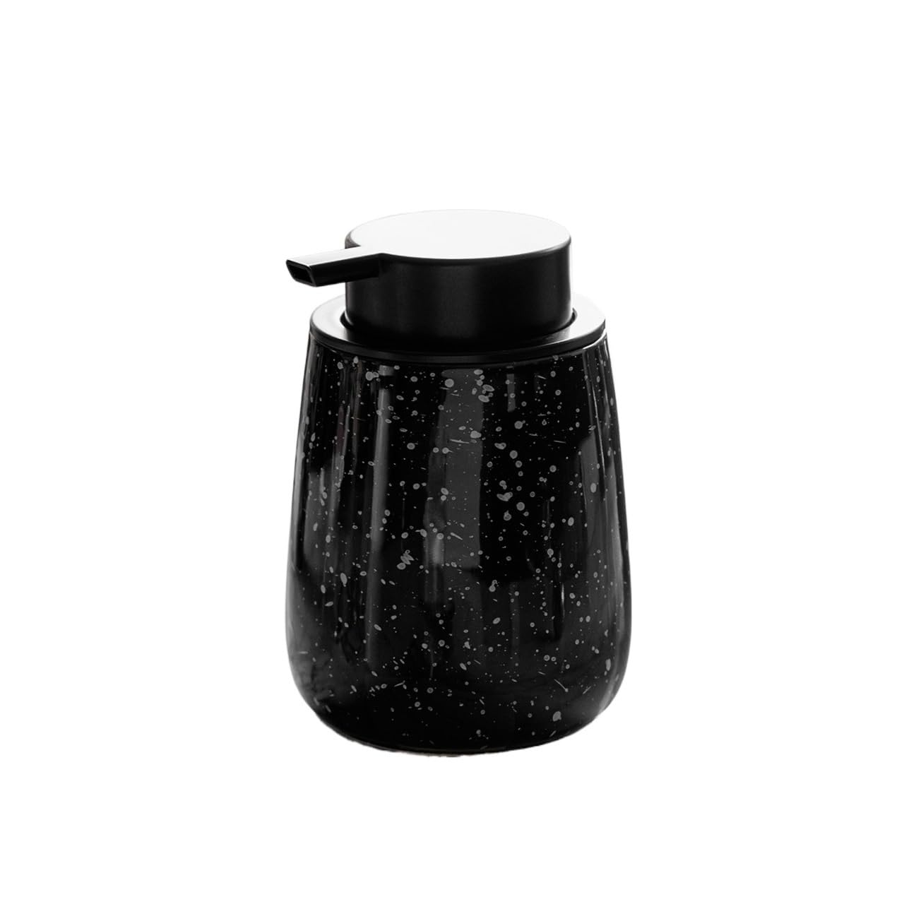 Bathroom Foaming Soap Dispenser Liquid Empty Pump Bottle Container For Bathroom Vanities, Kitchen Sink Shampoo(Black)