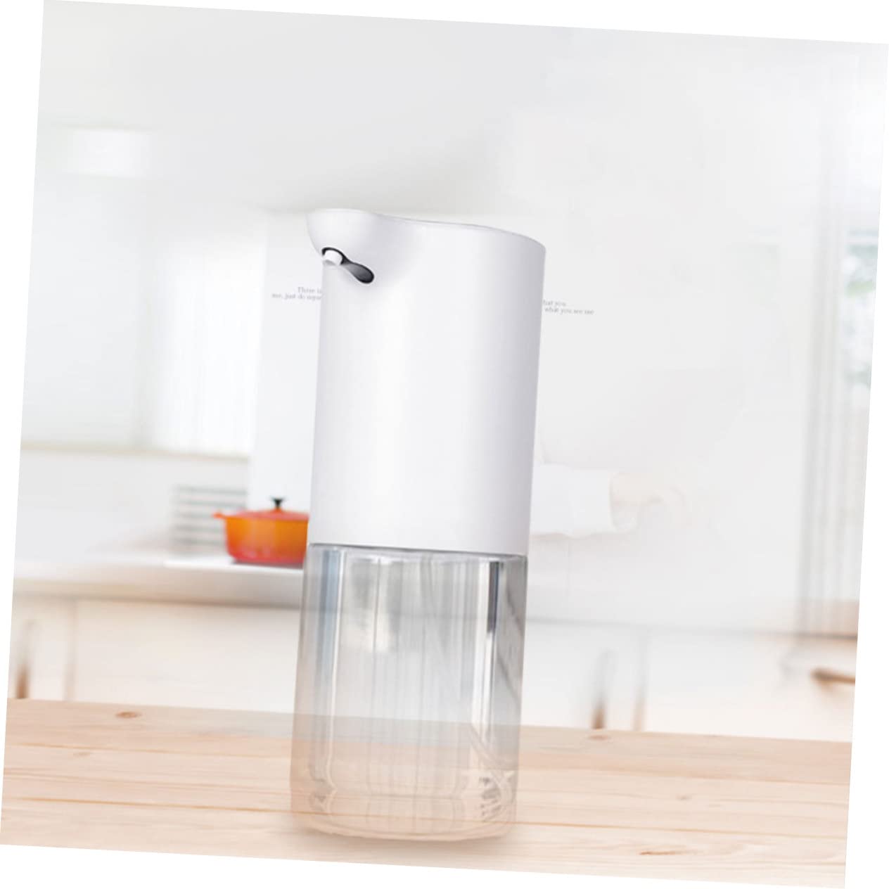Berührungsloser Automatischer Seifenspender 320ml Abs mit Infrarot Induktion Weiß für Bad und Küche