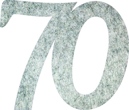 Petra's Craft News A GEF3370&nbsp;87&nbsp;Confetti&nbsp;&ndash;&nbsp;Fliz, Grey Melange, 18&nbsp;x 12&nbsp;x 3&nbsp;cm