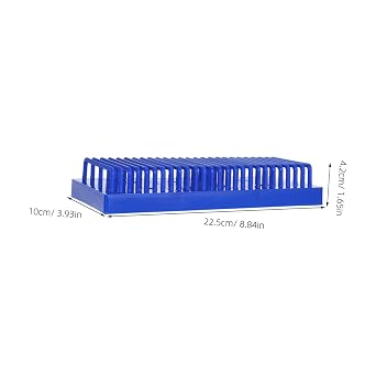 Microscope Slide Drying Rack Multi Layer Plastic Slide Holder for Laboratory Use Efficient Water Drainage System for Quick Drying Space Saving Design for Staining and Storage