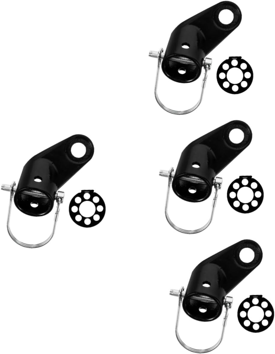 POPETPOP 4sets Heavy Duty Bike Trailer Attachment Coupler Pet Trailers Hitch Adapter for Easy Installation Safe Connection for Cycling Adventures