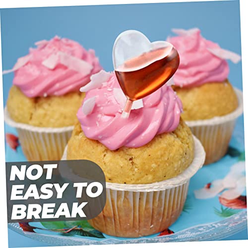 Cabilock 100 pcs Small Transparent Liquid Pipettes Mini Squeeze Droppers with Heart and Rectangular Tips for Cupcakes Chocolate Strawberries Cake Decoration and Precise Liquid Transfer3